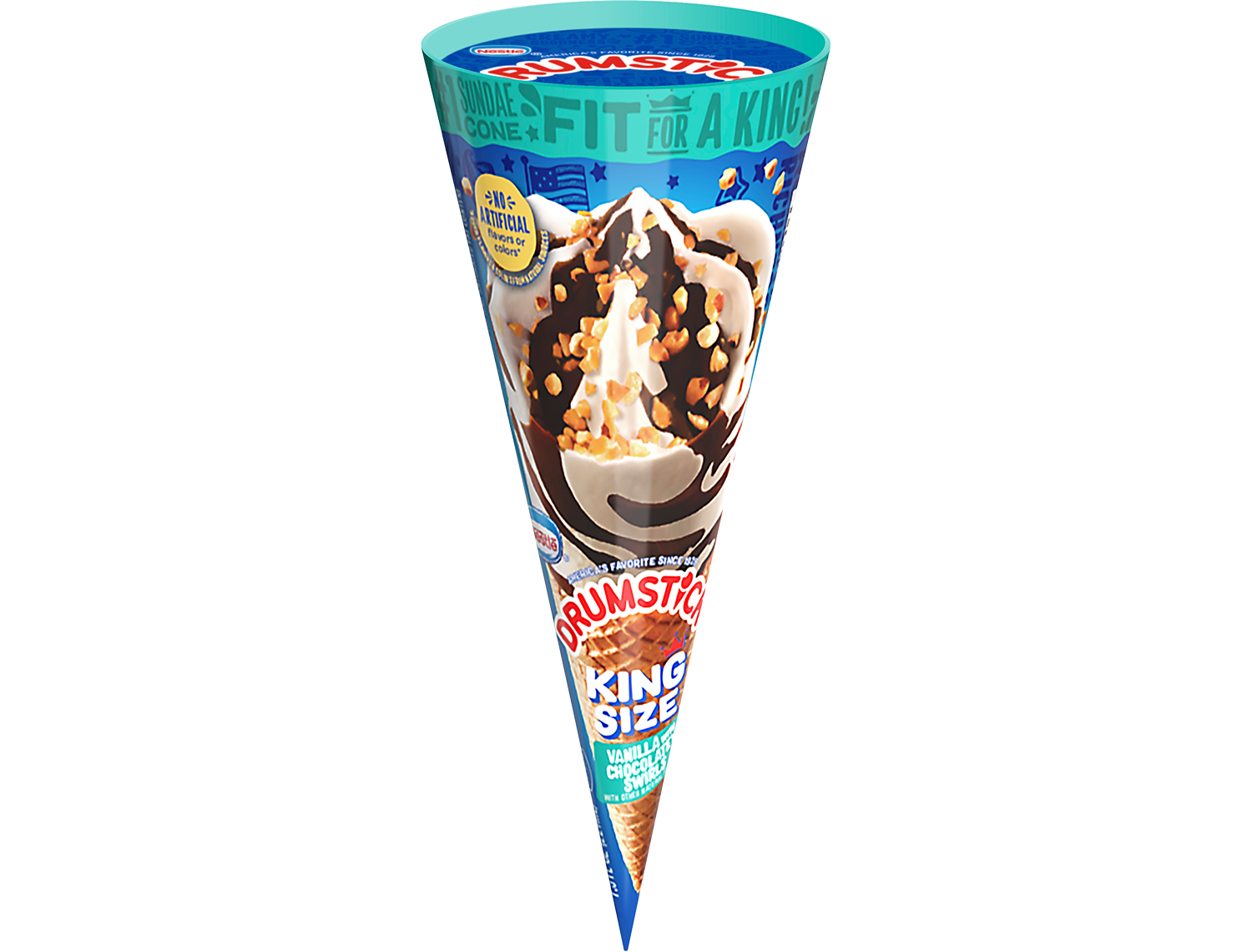 Drumstick vanilla king cone