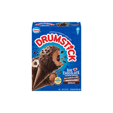 Drumstick We Love Chocolate Sundae Cones Variety Pack (8 pack).