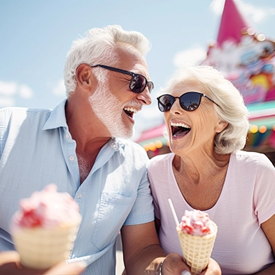 RECREATION Whether it’s a cold treat on a warm day at an amusement park or a community event, Dreyer’s has fun, refreshing solutions.