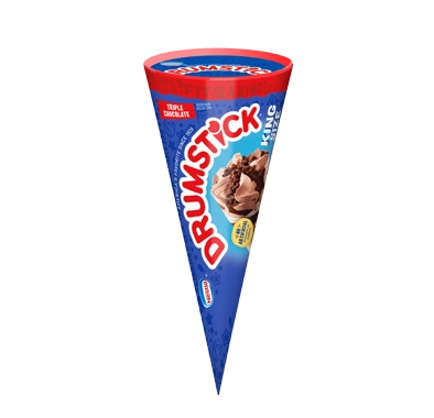 Nestle® Drumstick Triple Chocolate King Cone Single
