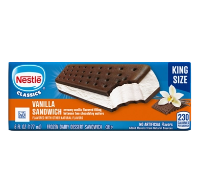 Nestle® Vanilla Sandwich Single