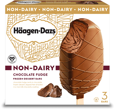 Haagen-Dazs non dairy chocolate fudge ice cream bars