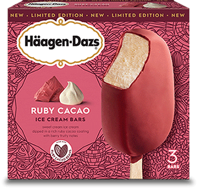Haagen-Dazs ruby cacao ice cream bars