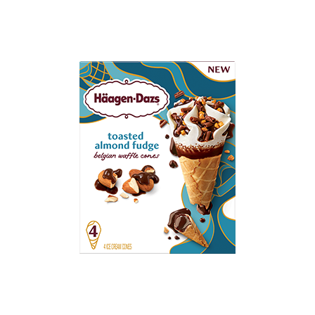 Strawberry Butter Cookie Cone 4 count