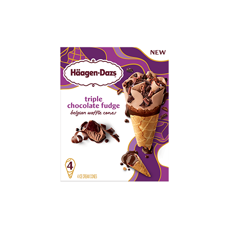 Strawberry Butter Cookie Cone 4 count