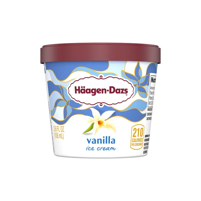 Pint of Haagen-Dazs vanilla ice cream