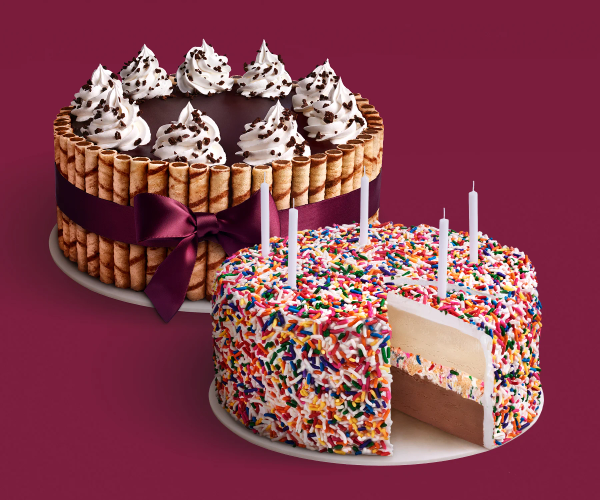 Ice Cream Cakes Available at Select Locations