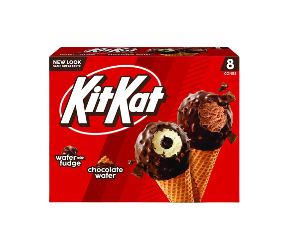 CONES KIT KAT® CONES The ultimate break awaits in a KIT KAT® sundae cone. Stock your freezer today.