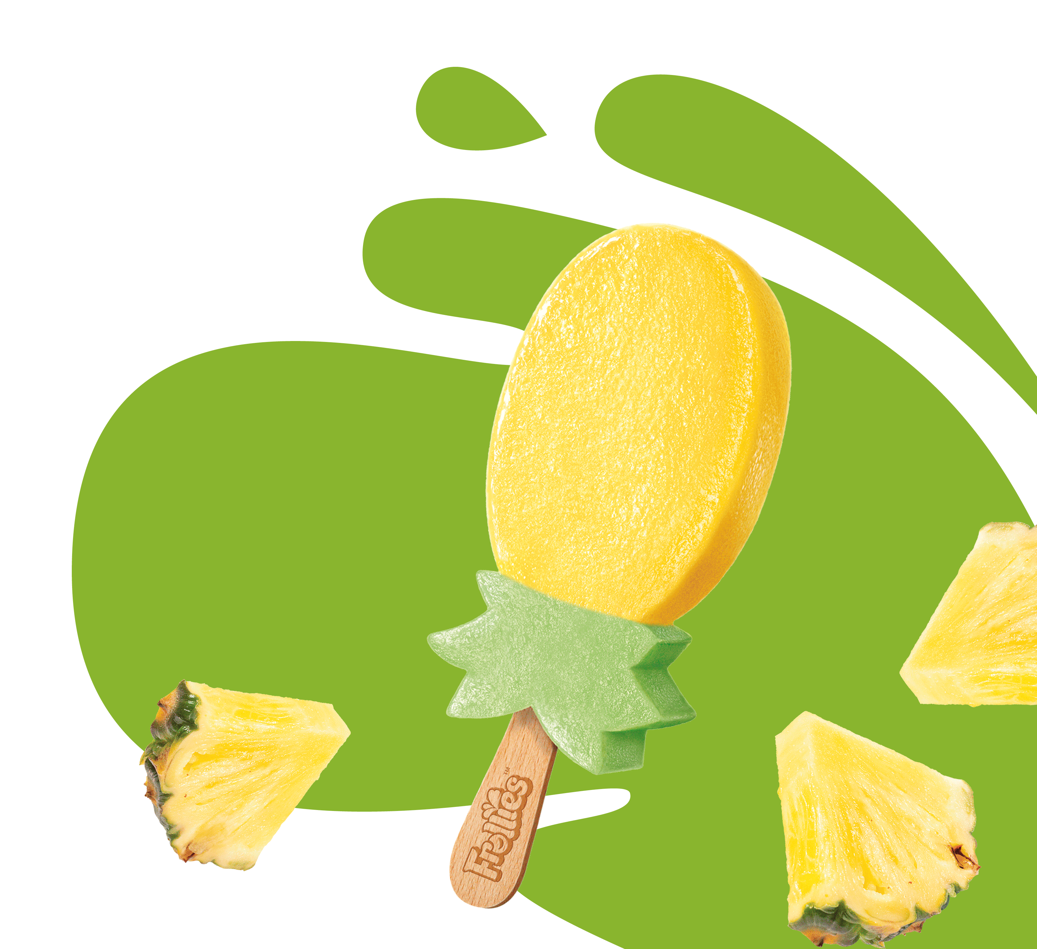 Animated gif showing various Frollies products against a colorful background. 