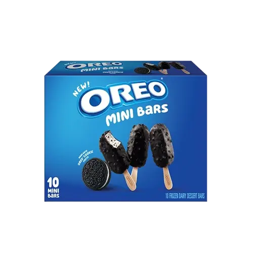 Package of 10 Oreo Mini Bars.