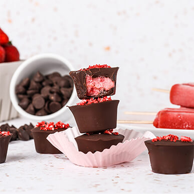 Outshine strawberry chocolate frozen truffles