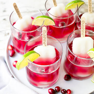 Outshine cranberry lime spritzer