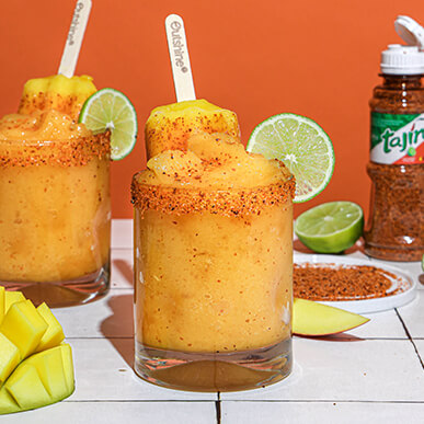 Outshine mango tajin frozen mocktail